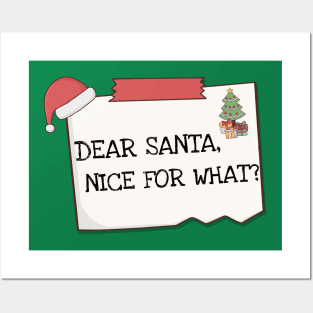 Dear Santa Kid Christmas Posters and Art